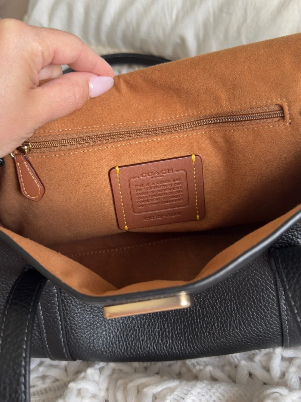 Coach Bridget Shoulder Bag - Classic Pebbled Leather